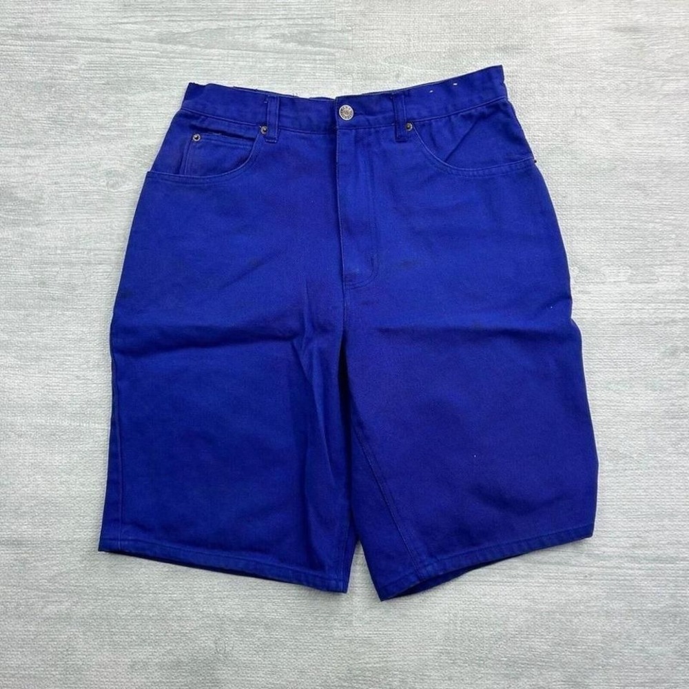 Vintage Y2K Dakota Blue Jean Shorts Mens 32‎ Wide Baggy Skater Jeans
